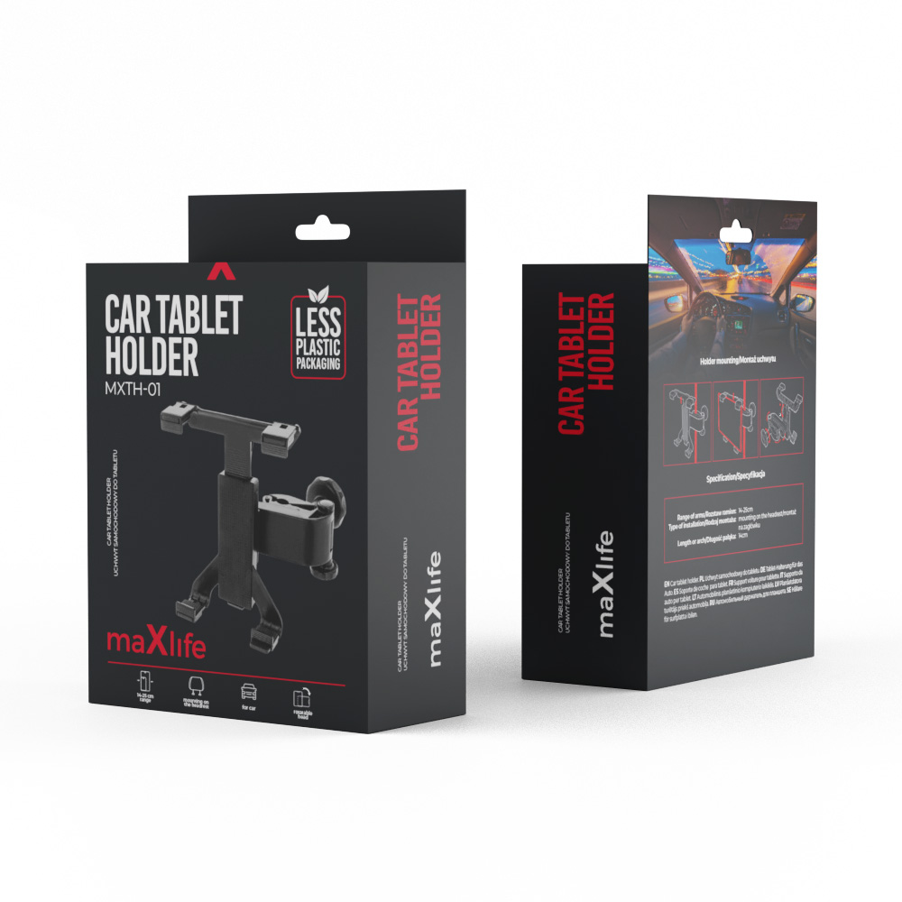 Maxlife uchwyt samochodowy do tabletu MXTH-01 czarny / 3