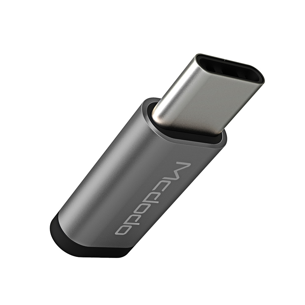 Mcdodo adapter microUSB (port) - USB-C srebrny OT-2152 / 3