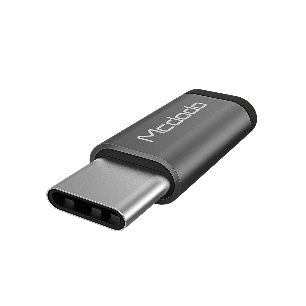 Mcdodo adapter microUSB (port) - USB-C srebrny OT-2152 / 4