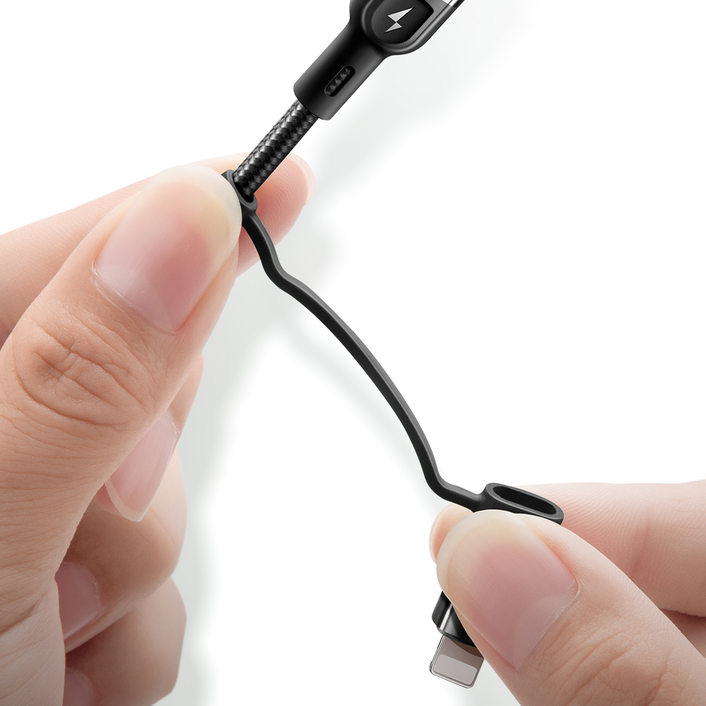 Mcdodo kabel 4w1 USB + USB-C - Lightning + USB-C 1,2 m czarny CA-8070 / 8