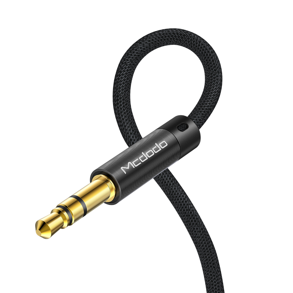Mcdodo kabel audio jack 3,5mm/ jack 3,5mm czarny 1,2m CA-6640 / 3