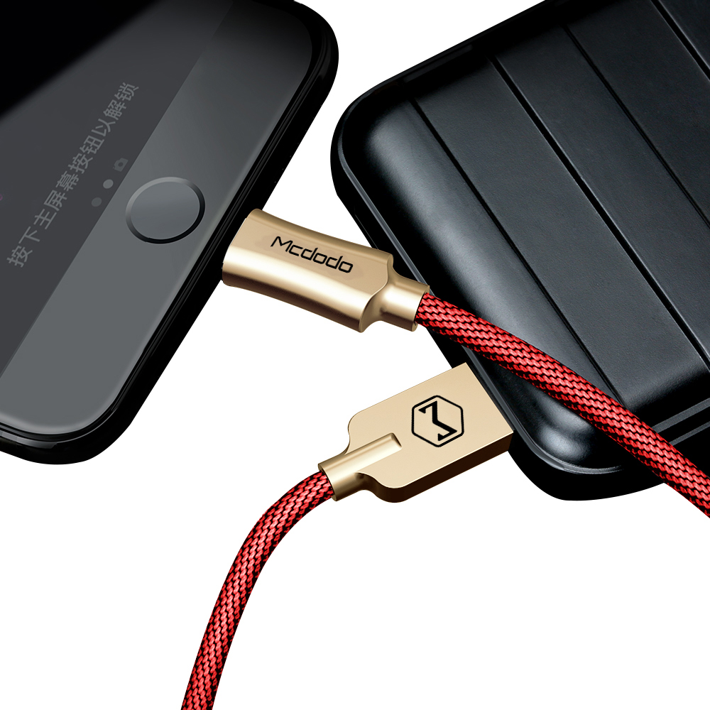 Mcdodo kabel Knight USB - Lightning 1,2 m czerwony CA-3926 / 6