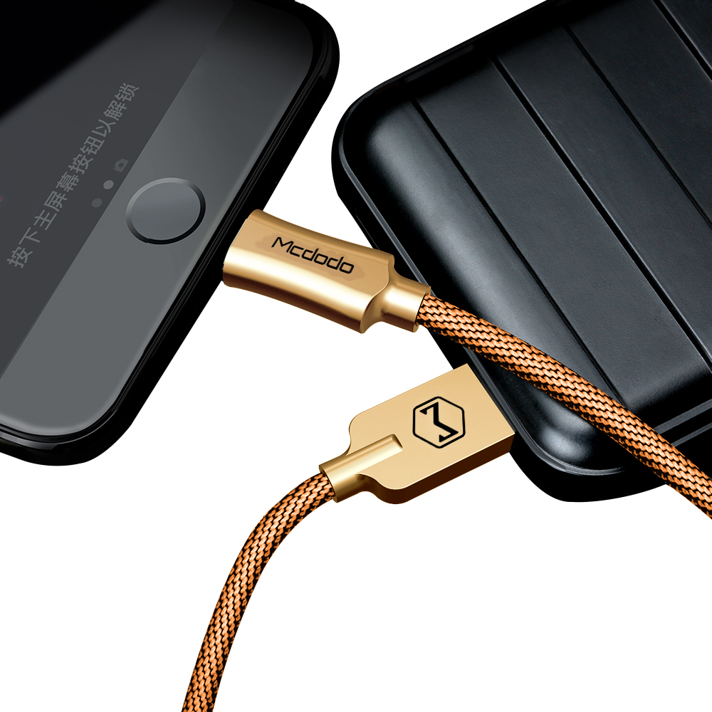 Mcdodo kabel Knight USB - Lightning 1,2 m z�oty CA-3920 / 6