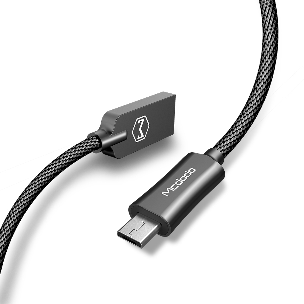 Mcdodo kabel Knight USB - microUSB 1,0 m czarny CA-4400 / 2