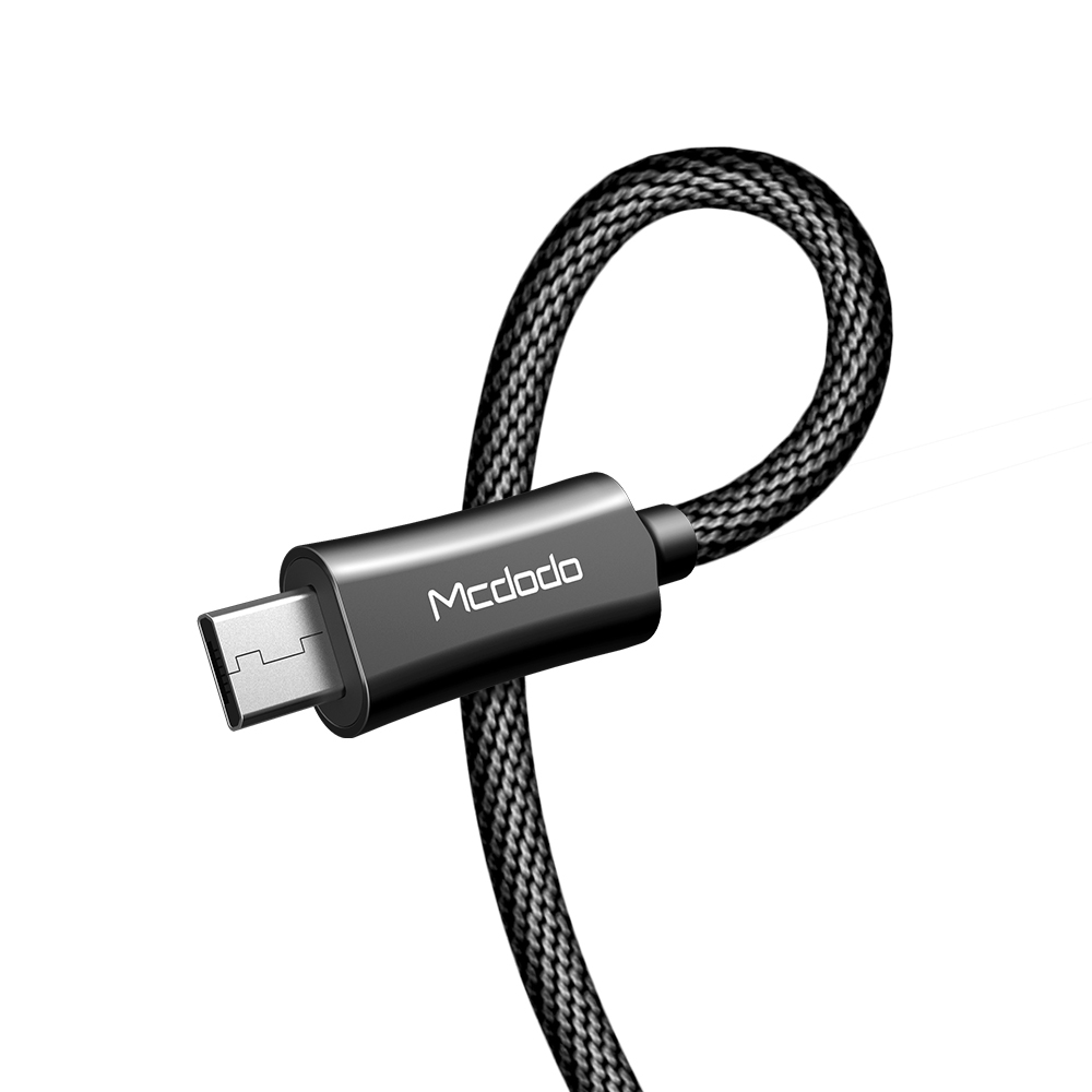 Mcdodo kabel Knight USB - microUSB 1,0 m czarny CA-4400 / 4