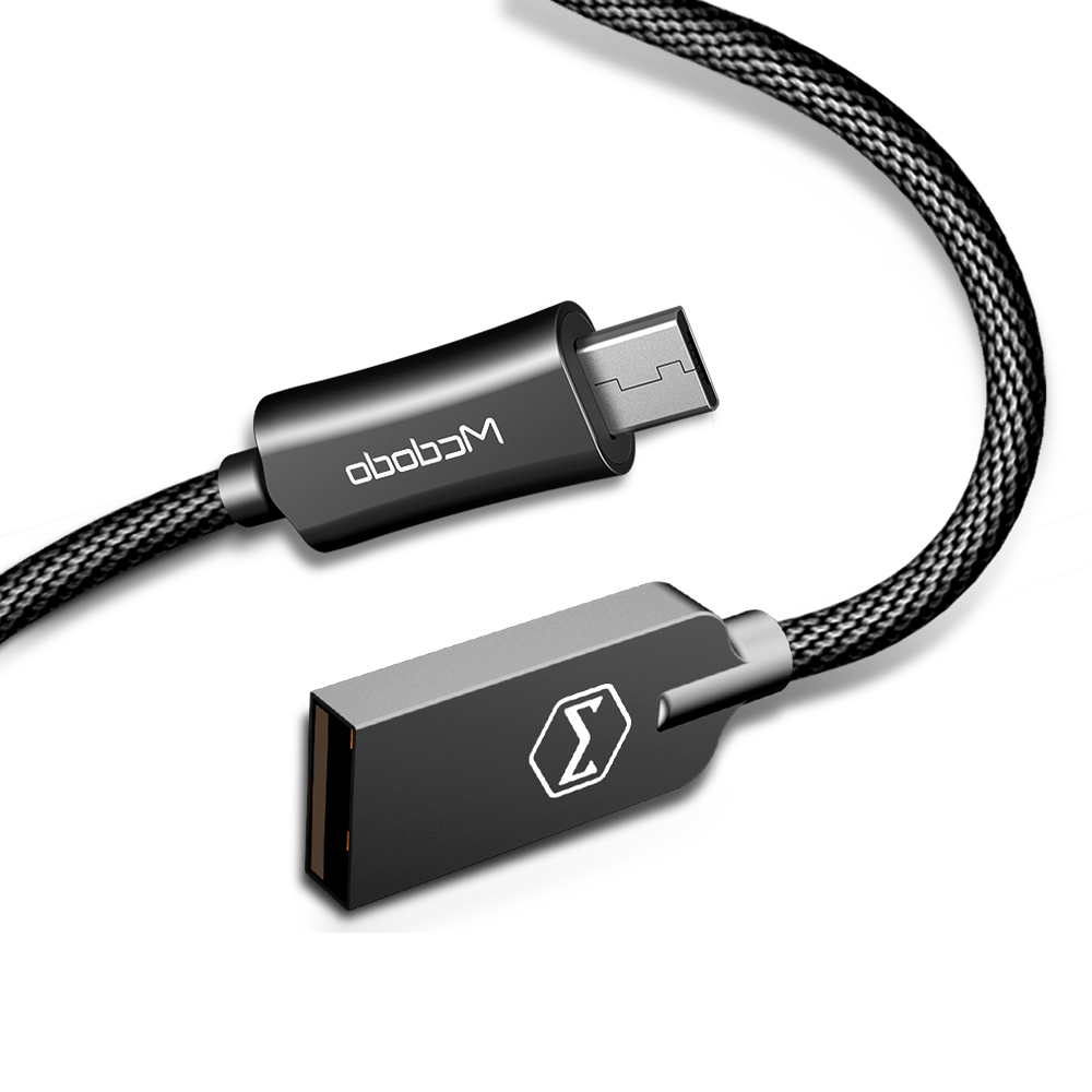 Mcdodo kabel Knight USB - microUSB 1,0 m czarny CA-4400 / 5