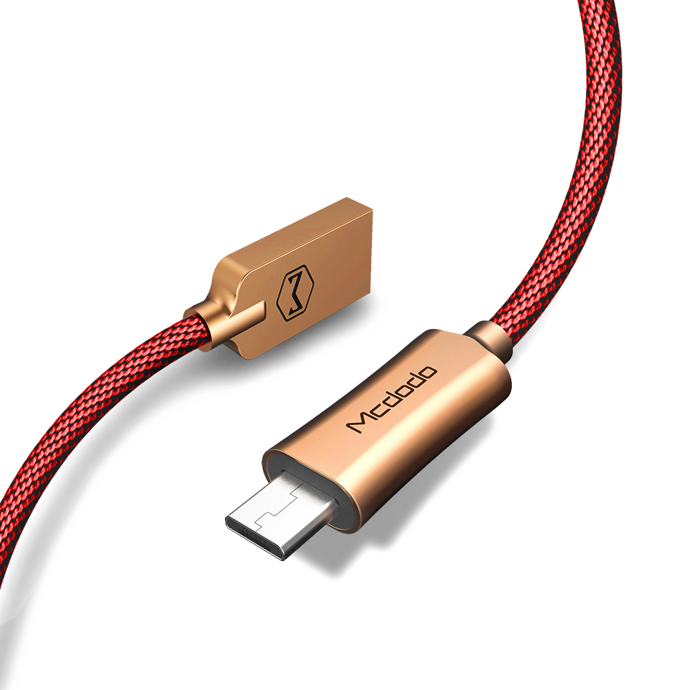 Mcdodo kabel Knight USB - microUSB 1,0 m czerwony CA-4404 / 2