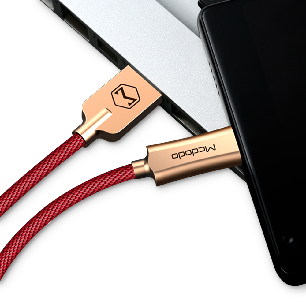 Mcdodo kabel Knight USB - microUSB 1,5 m czerwony CA-4405 / 7