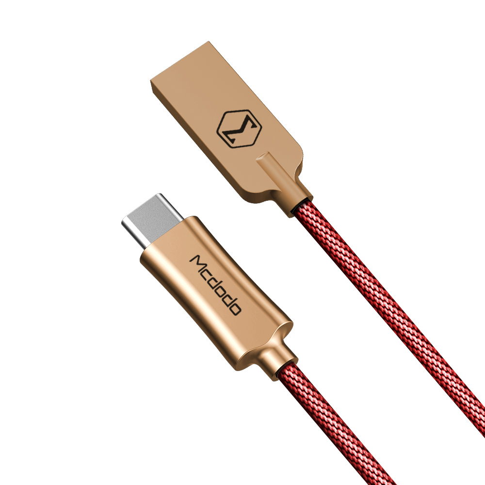 Mcdodo kabel Knight USB - USB-C 1,0 m czerwony CA-4394 / 5