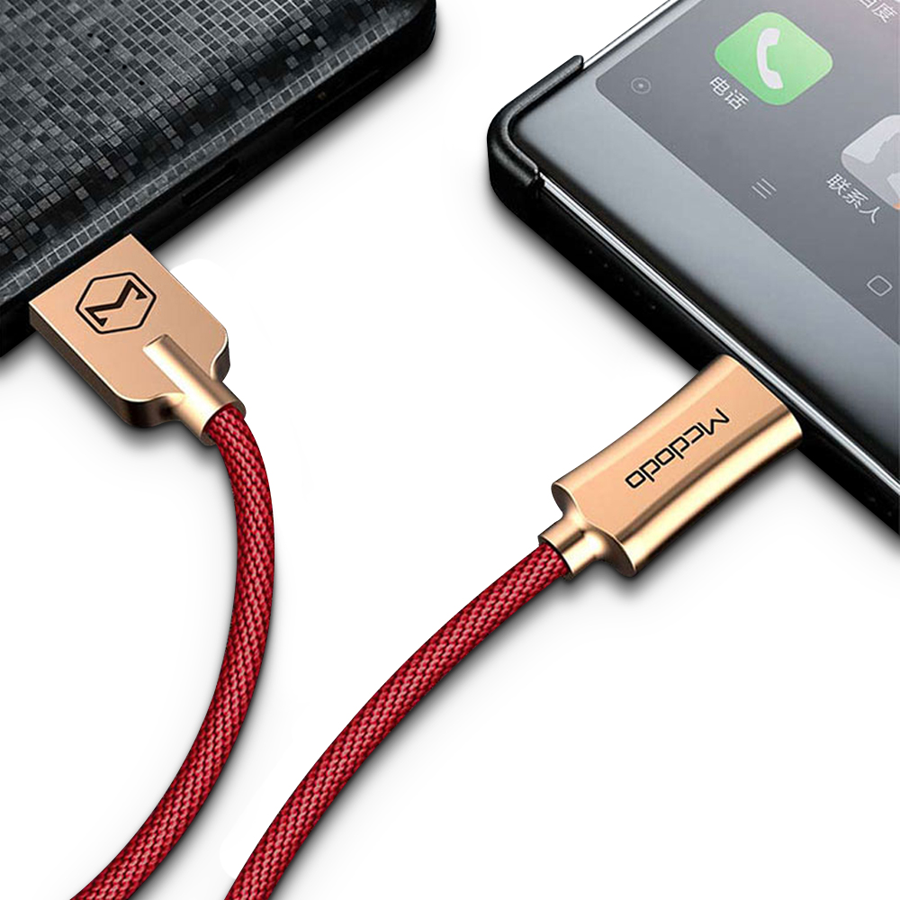 Mcdodo kabel Knight USB - USB-C 1,0 m czerwony CA-4394 / 7