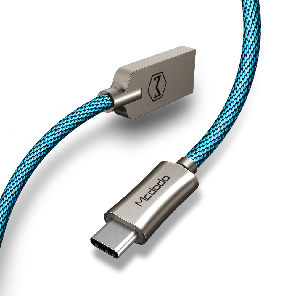 Mcdodo kabel Knight USB - USB-C 1,0 m niebieski CA-4391 / 2