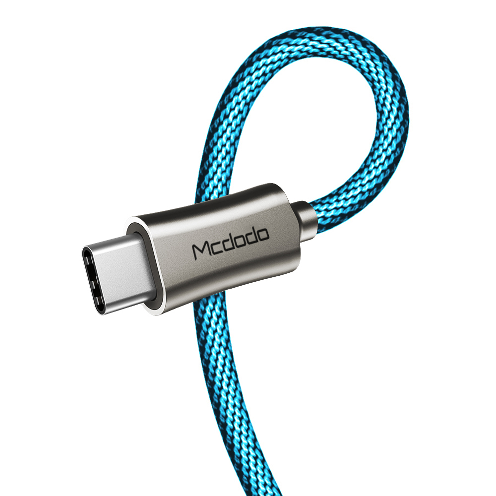 Mcdodo kabel Knight USB - USB-C 1,0 m niebieski CA-4391 / 3