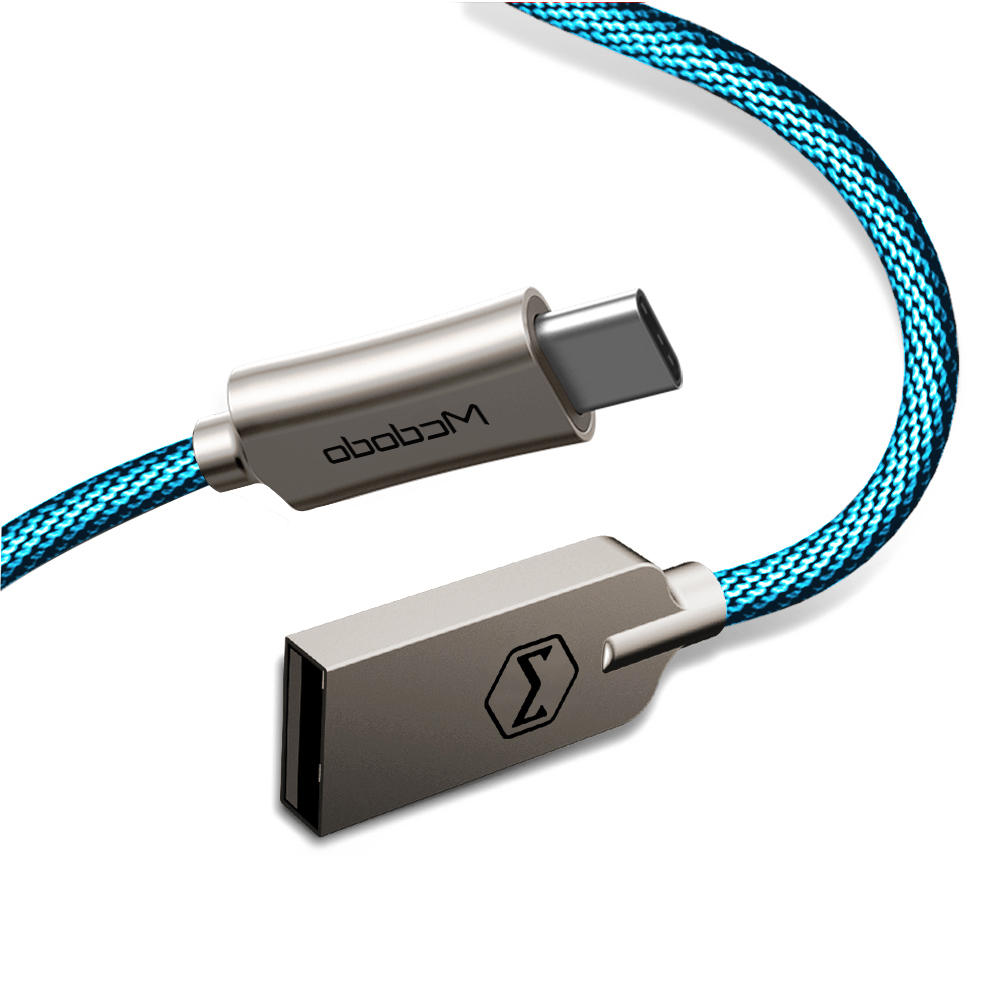 Mcdodo kabel Knight USB - USB-C 1,0 m niebieski CA-4391 / 4