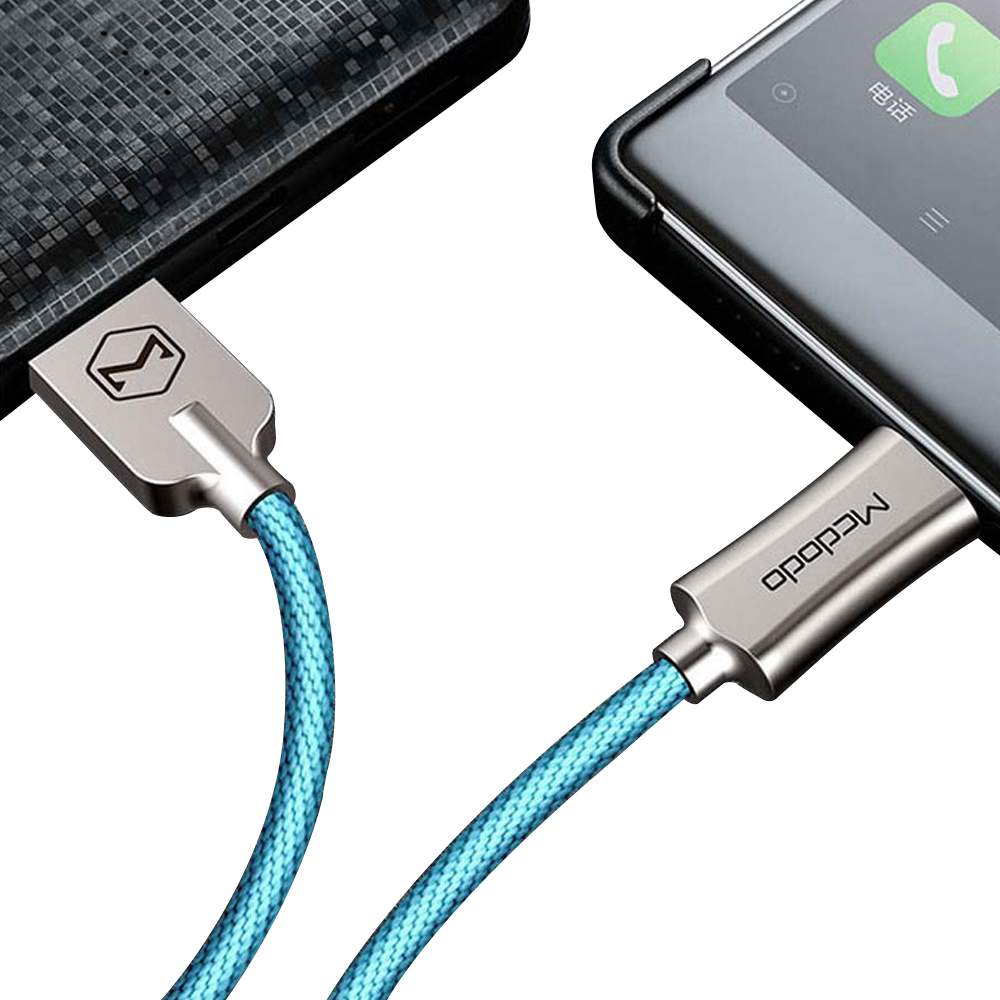 Mcdodo kabel Knight USB - USB-C 1,0 m niebieski CA-4391 / 7