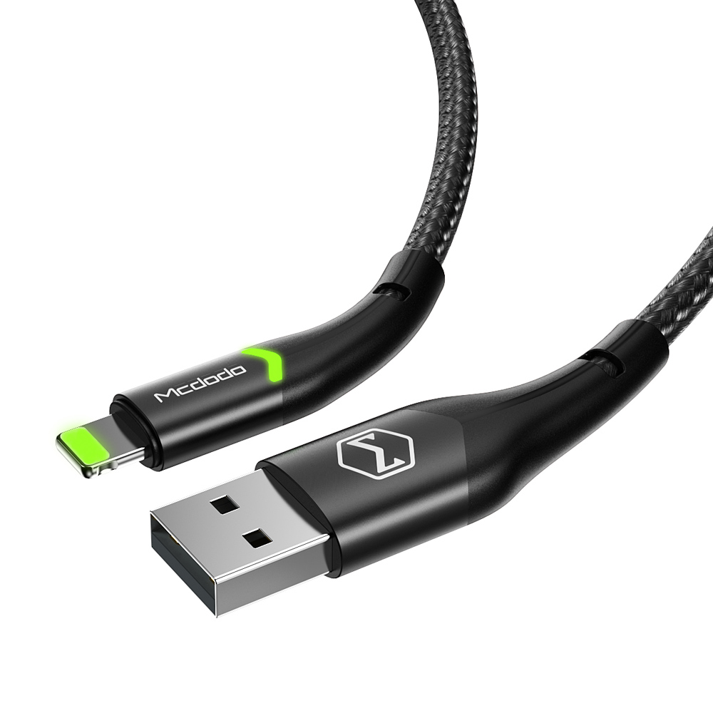 Mcdodo kabel Magnificence USB - Lightning 1,2 m czarny CA-7840 / 2