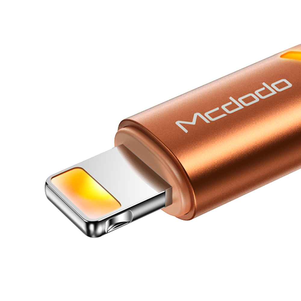 Mcdodo kabel Magnificence USB - Lightning 1,2 m pomara�czowy CA-7842 / 4