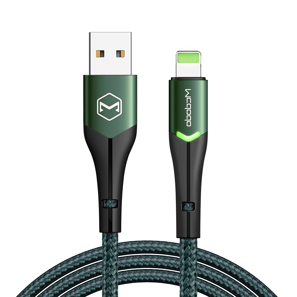 Mcdodo kabel Magnificence USB - Lightning 1,8 m zielony CA-7844