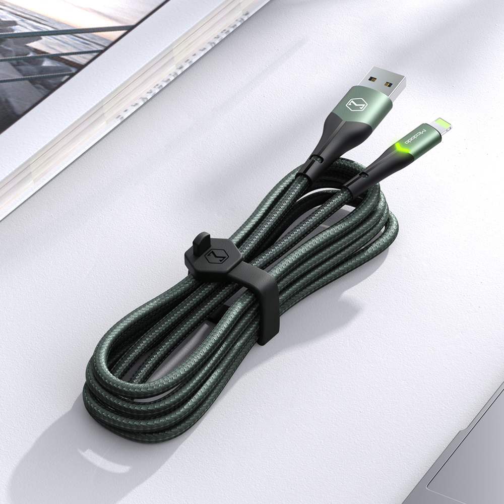 Mcdodo kabel Magnificence USB - Lightning 1,8 m zielony CA-7844 / 4