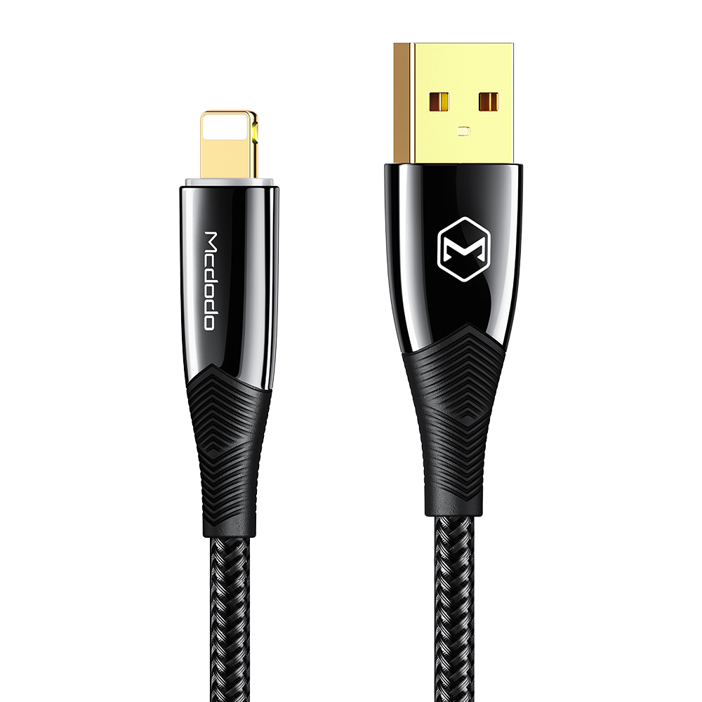 Mcdodo kabel Shark USB - Lightning 1,2 m czarny CA-8060