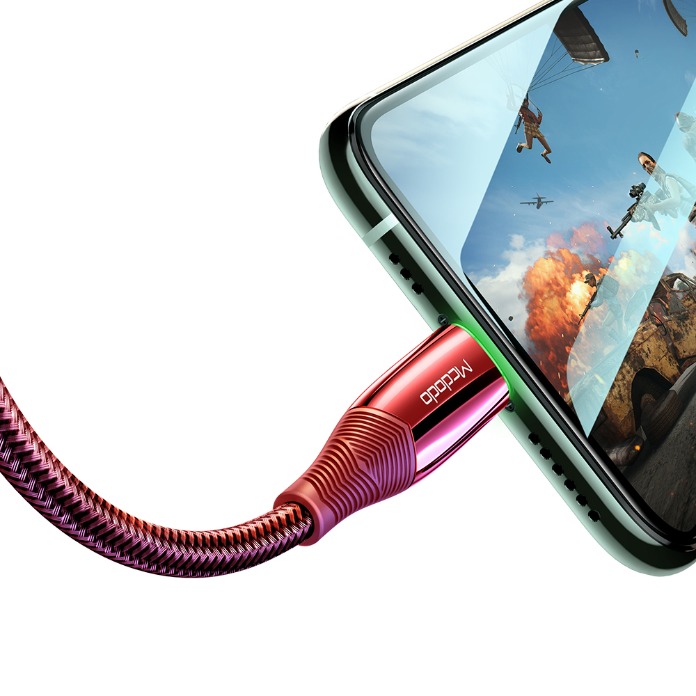 Mcdodo kabel Shark USB - Lightning 1,2 m czerwony CA-8061 / 5