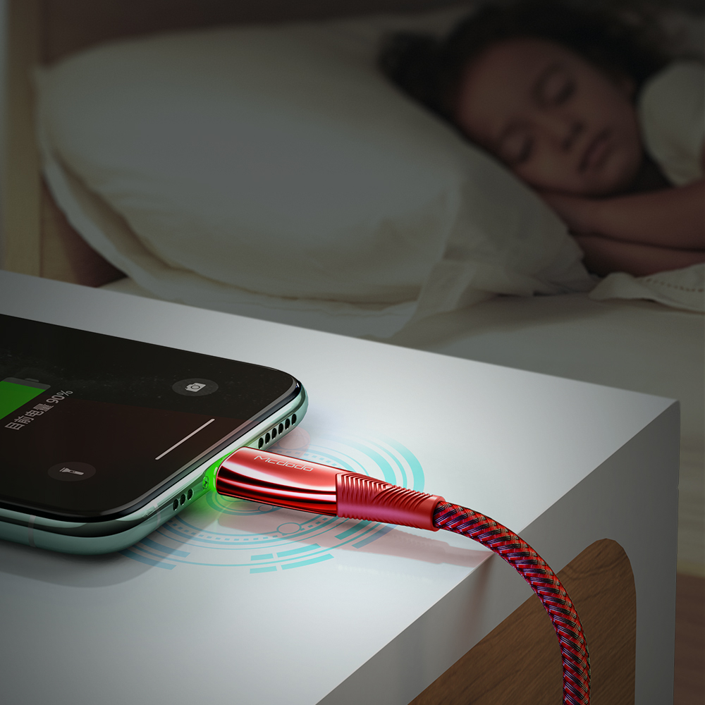 Mcdodo kabel Shark USB - Lightning 1,2 m czerwony CA-8061 / 6