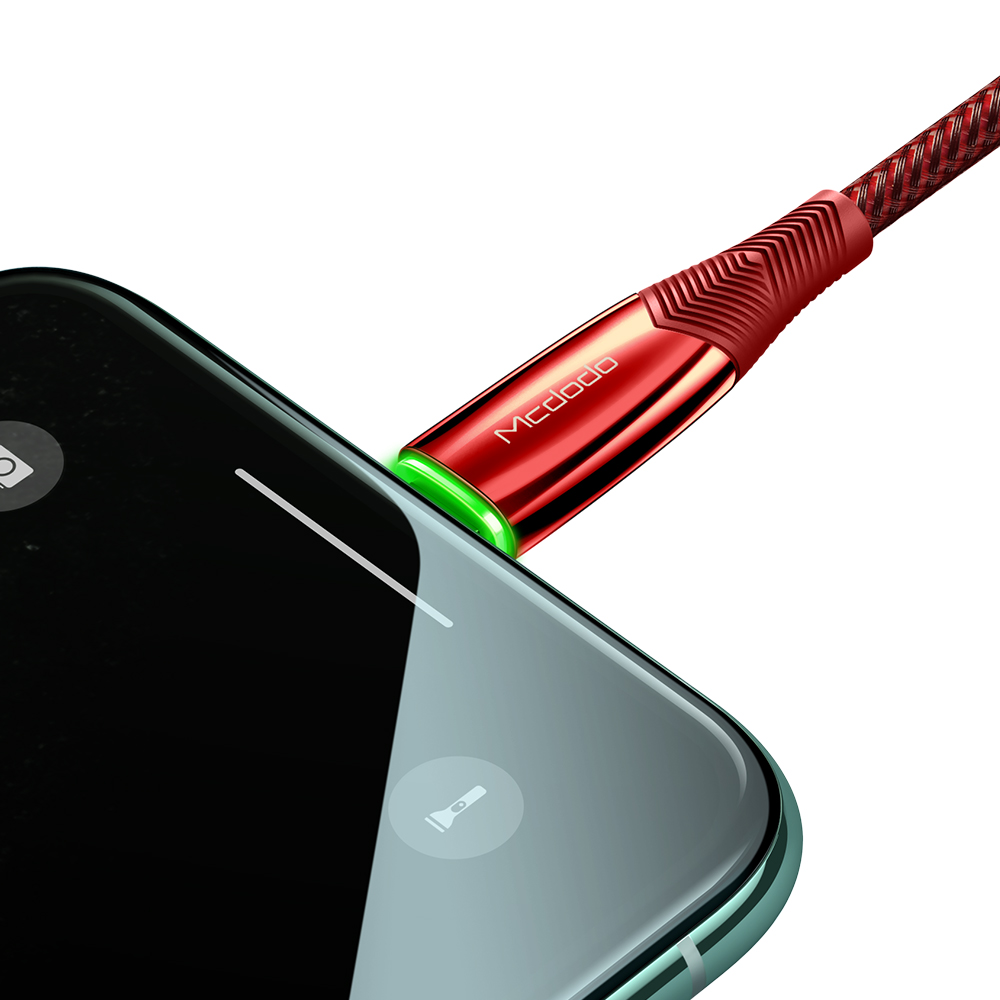 Mcdodo kabel Shark USB - Lightning 1,2 m czerwony CA-8061 / 7