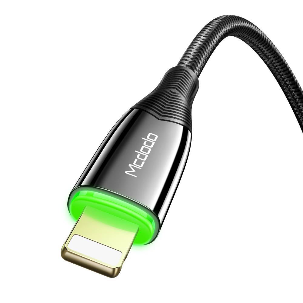 Mcdodo kabel Shark USB - Lightning 1,8 m czarny CA-8063 / 7