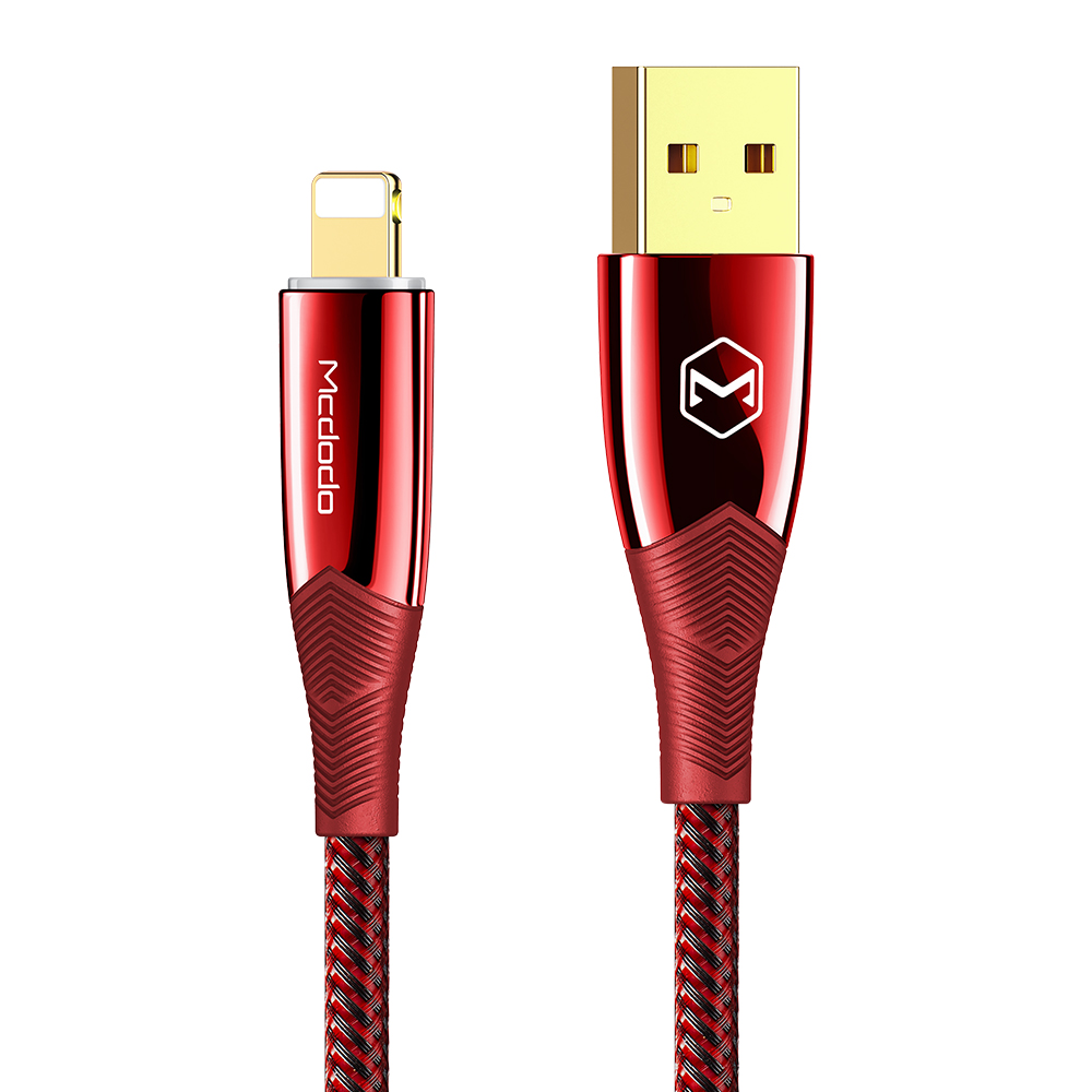 Mcdodo kabel Shark USB - Lightning 1,8 m czerwony CA-8064