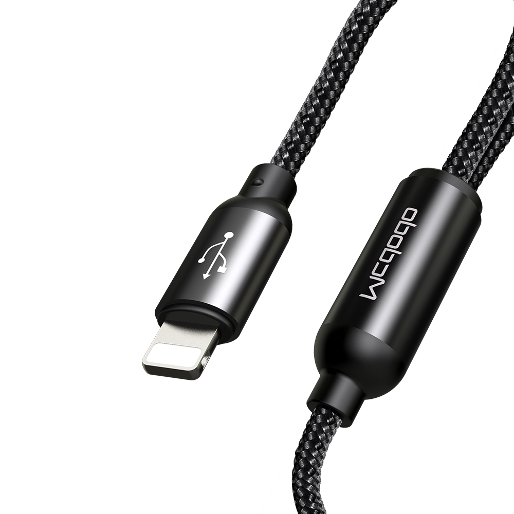 Mcdodo kabel USB Atom 3w1 micro/8-pin/typ-C czarny 1,2m CA-3351 / 7