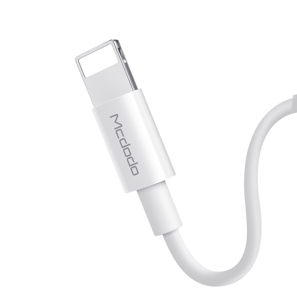 Mcdodo kabel USB Element (USB - Lightning) bia�y 1m 2A CA-6020 / 4