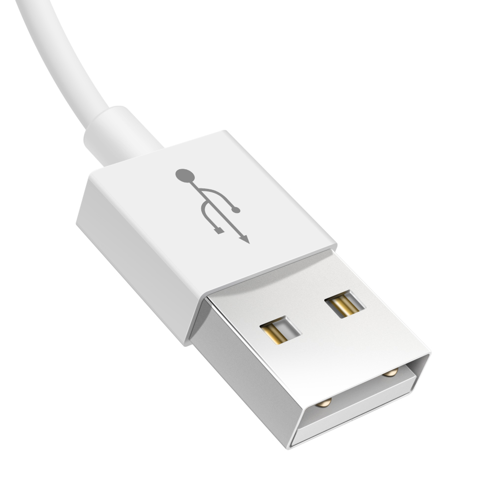 Mcdodo kabel USB Element (USB - Lightning) bia�y 1m 2A CA-6020 / 5