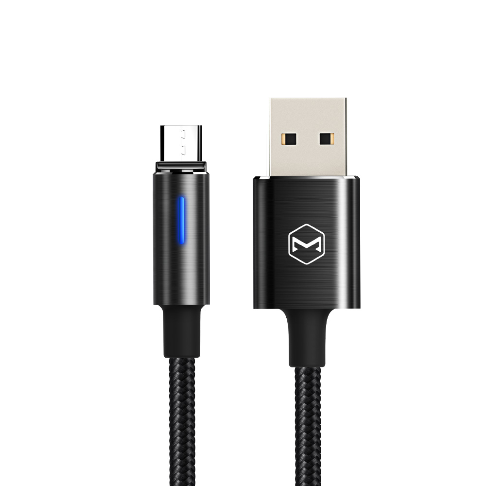 Mcdodo kabel USB King micro czarny 1,5m z automatycznym wyczaniem CA-6161