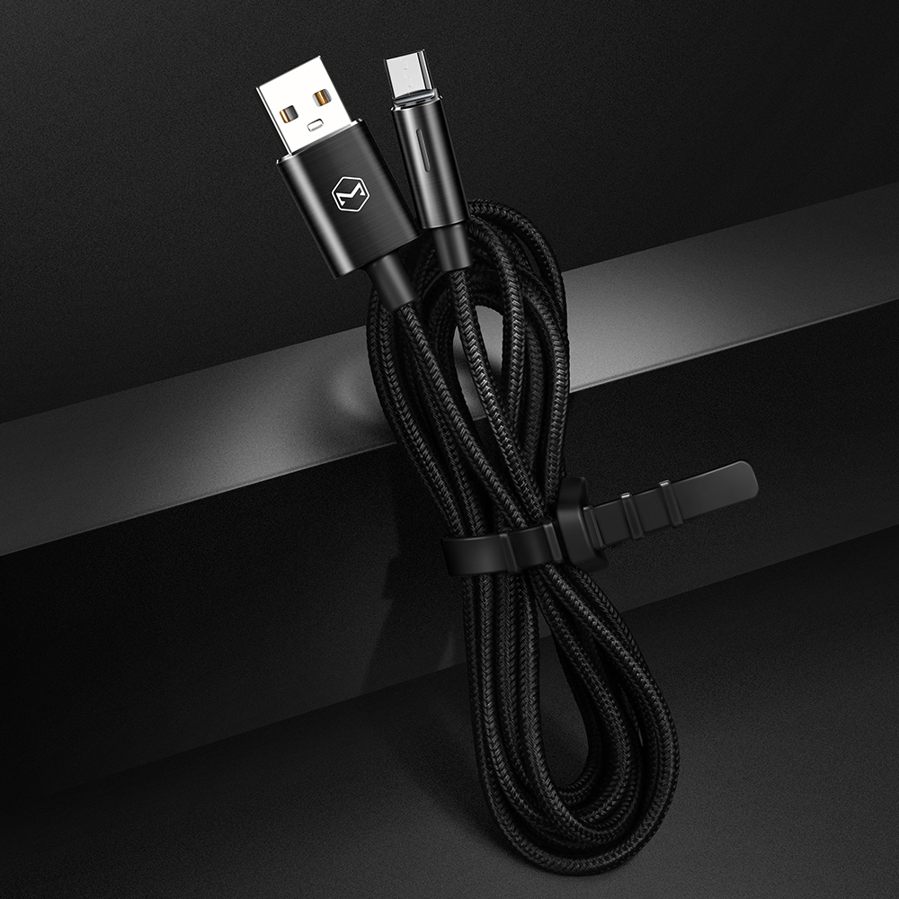 Mcdodo kabel USB King micro czarny 1,5m z automatycznym wyczaniem CA-6161 / 8