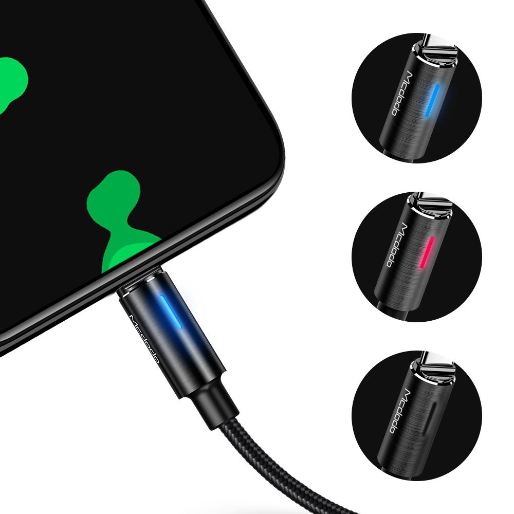 Mcdodo kabel USB King typ-C czarny 1,5m z automatycznym wy��czaniem CA-6171 / 5