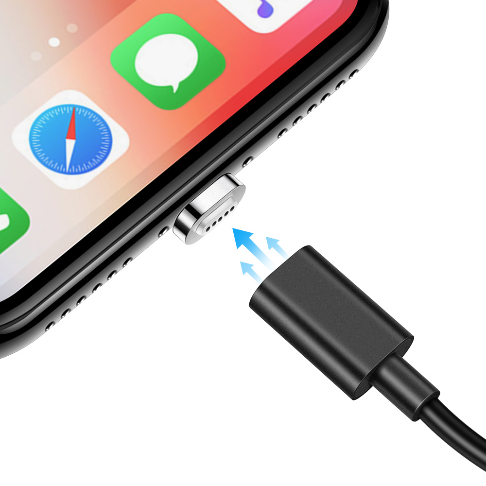 Mcdodo kabel USB Suspending 3w1 micro/8-pin/typ-C czarny 1,5m magnetyczny CA-5500 / 5