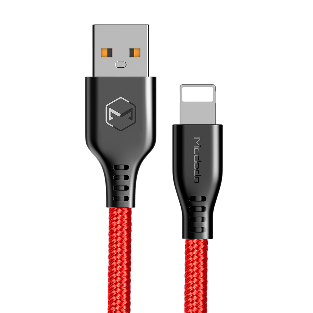 Mcdodo kabel USB Warrior 8-pin czerwony 1,2m CA-5152