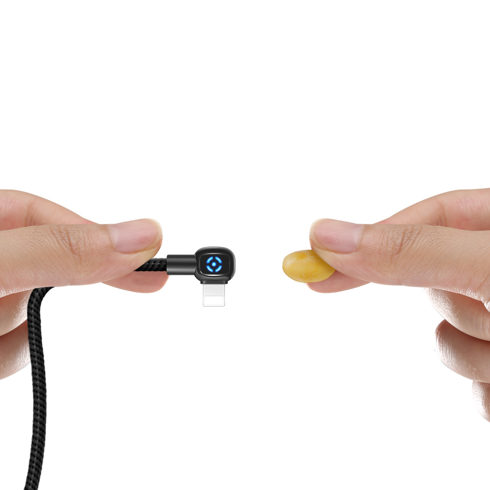 Mcdodo kabel Woodpecker USB - Lightning 1,2 m czarny z automatycznym wy��czaniem CA-5790 / 2