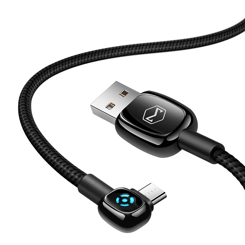 Mcdodo kabel Woodpecker USB - microUSB 1,0 m czarny z automatycznym wy��czaniem CA-5930