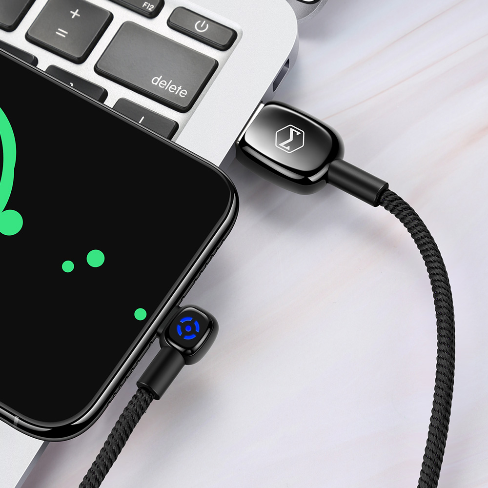 Mcdodo kabel Woodpecker USB - microUSB 1,0 m czarny z automatycznym wy��czaniem CA-5930 / 5