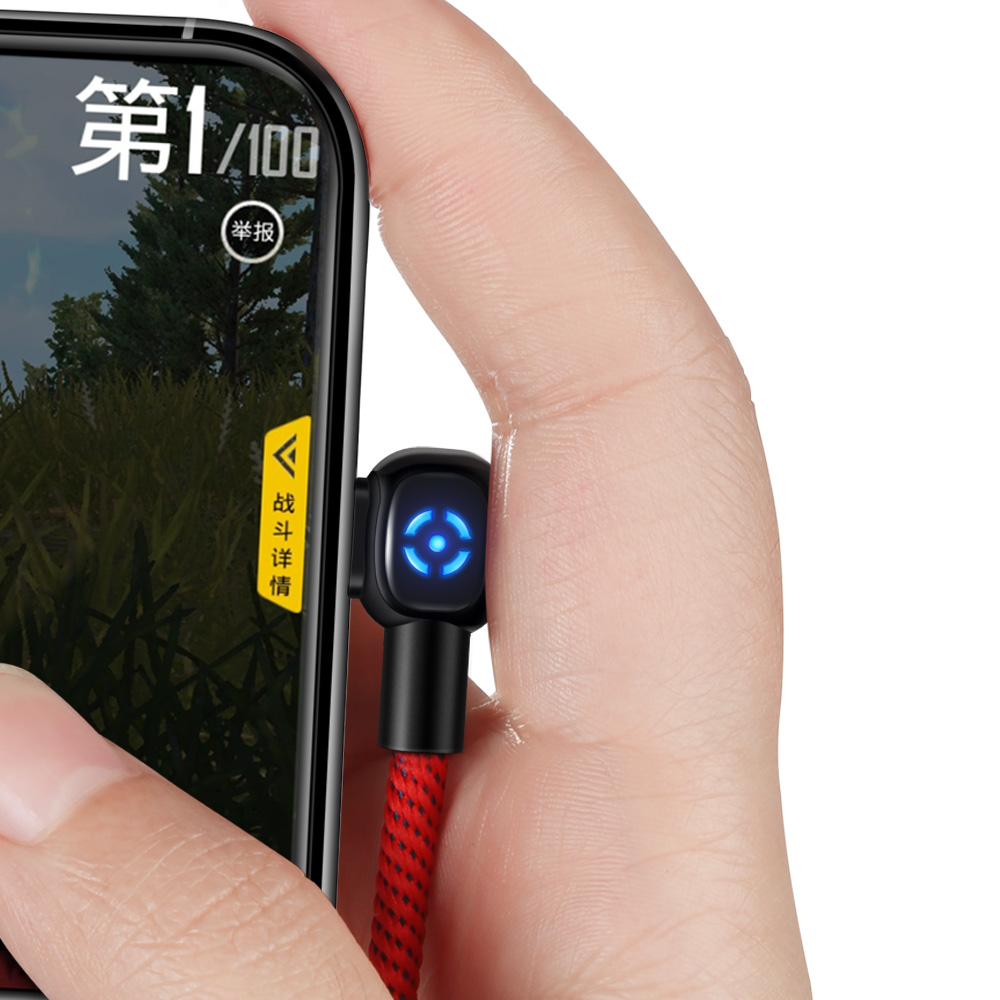 Mcdodo kabel Woodpecker USB - microUSB 1,0 m czerwony z automatycznym wy��czaniem CA-5931 / 2