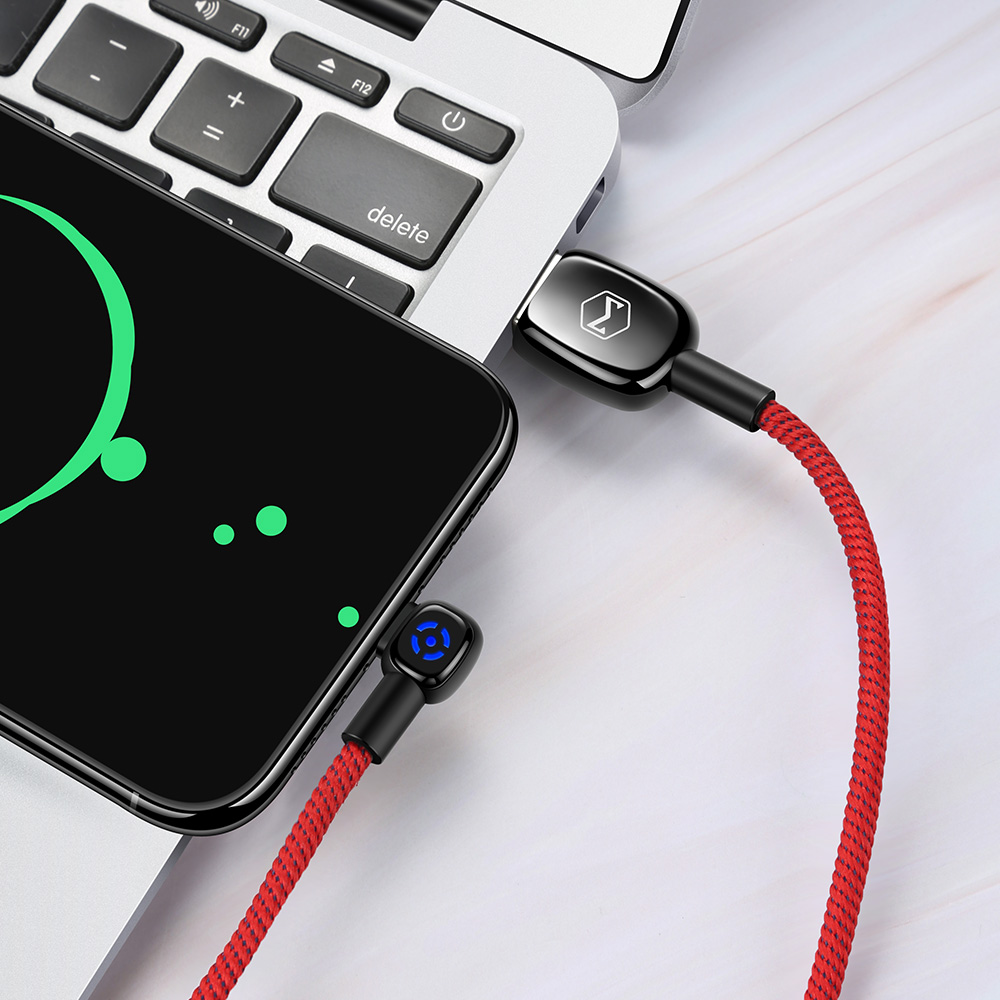 Mcdodo kabel Woodpecker USB - microUSB 1,0 m czerwony z automatycznym wy��czaniem CA-5931 / 5