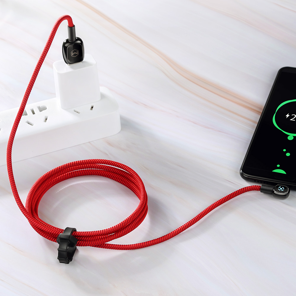 Mcdodo kabel Woodpecker USB - microUSB 1,0 m czerwony z automatycznym wy��czaniem CA-5931 / 6