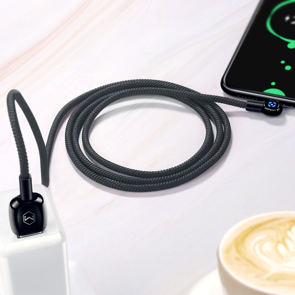 Mcdodo kabel Woodpecker USB - microUSB 1,5 m czarny z automatycznym wy��czaniem CA-5932 / 6