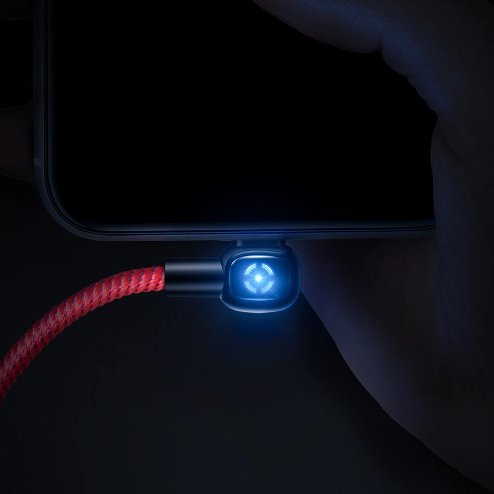 Mcdodo kabel Woodpecker USB - USB-C 1,0 m czerwony z automatycznym wy��czaniem CA-5921 / 3