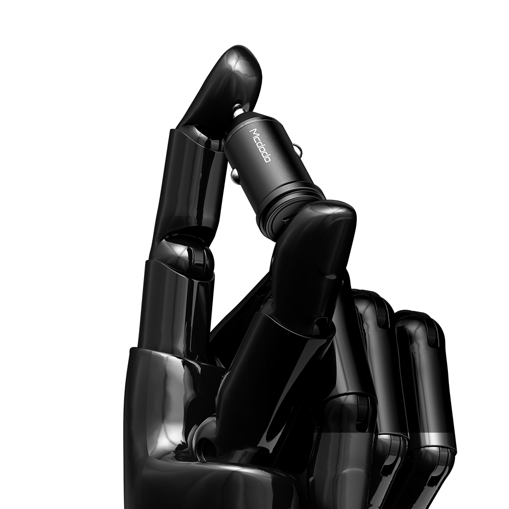 Mcdodo �adowarka samochodowa Bullet 1USB typ-C PD czarna 18W CC-7490 / 6