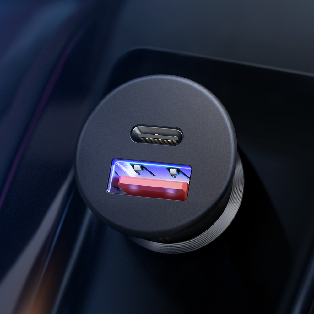 Mcdodo �adowarka samochodowa Speed 2USB typ-C PD/QC 3.0 czarna 5A CC-6560 / 6