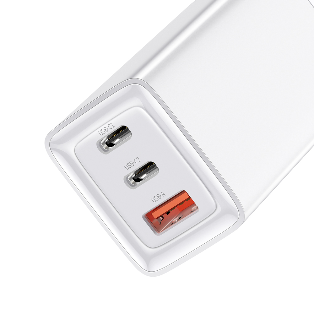 Mcdodo �adowarka sieciowa GaN 3USB USB-A/ 2xPD USB-C 65W bia�a CH-7920 / 3
