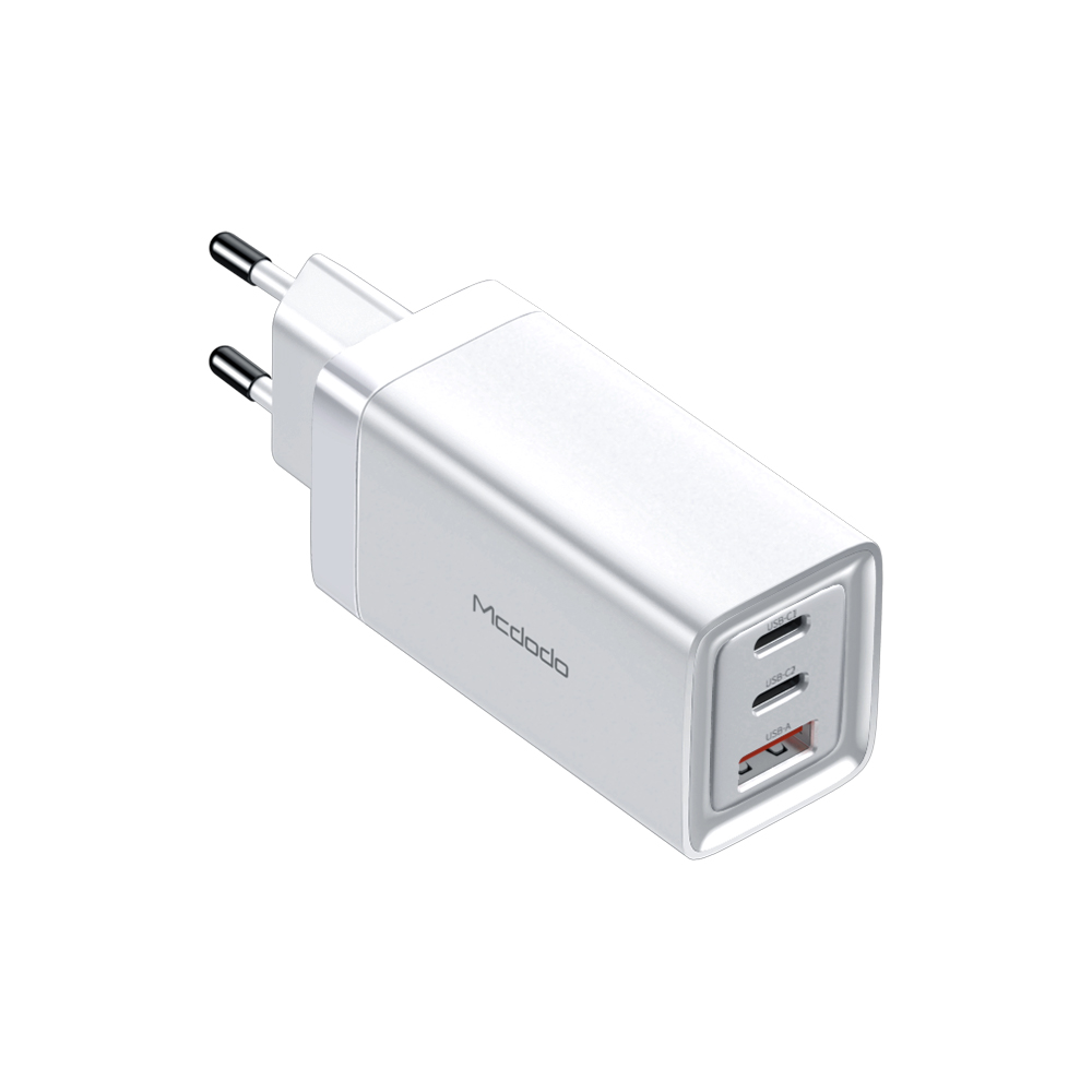 Mcdodo �adowarka sieciowa GaN 3USB USB-A/ 2xPD USB-C 65W bia�a CH-7920 / 5