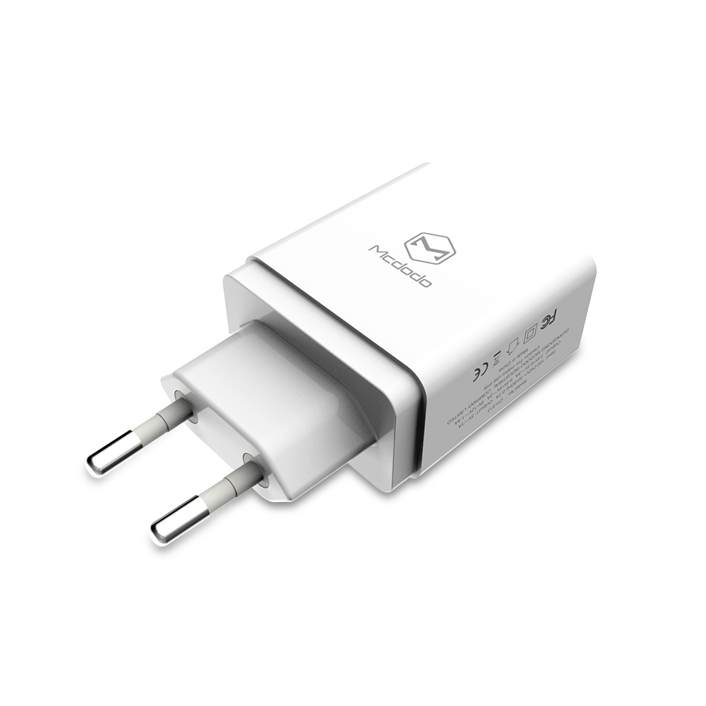 Mcdodo �adowarka sieciowa Quick 2USB QC 3.0 bia�a 18W CH-5130 / 2