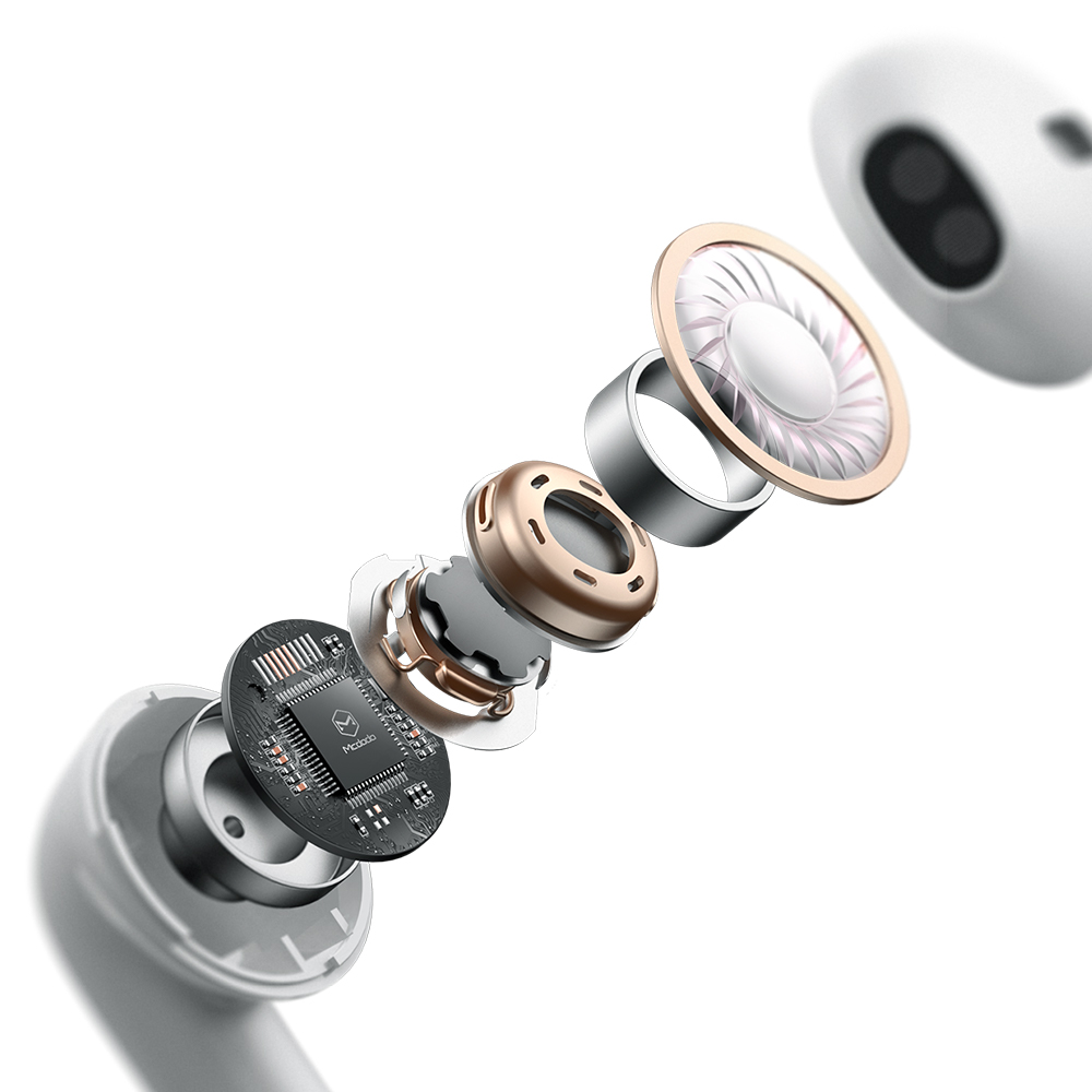 Mcdodo s�uchawki bluetooth Dynamic TWS bia�e HP-7880 / 3